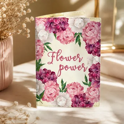 Обкладинка на паспорт Just Cover-Квіти FlowerPower