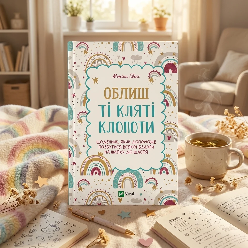 Облиш ті кляті клопоти. Щоденник, який допоможе позбутися всякої бздури на шляху до щастя
