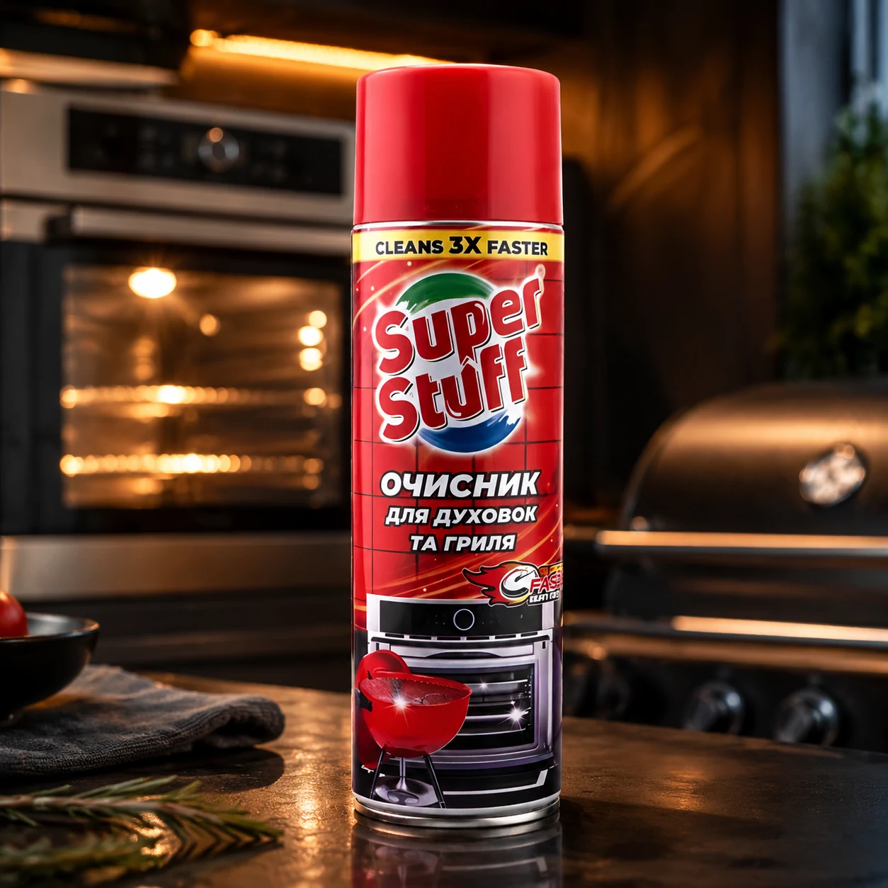 Очисник для духовок та гриля Super Stuff 500мл — Побутова хімія
