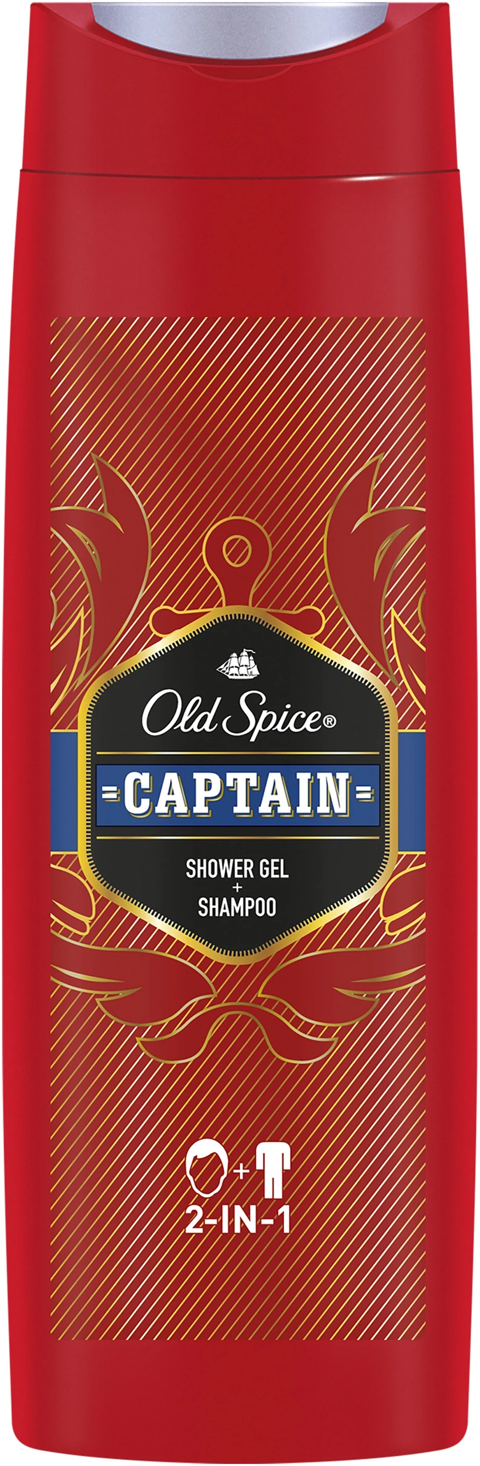 OLD SPICE Гель для душу + Шампунь 2в1 Кептан 400мл — Краса та здоров'я