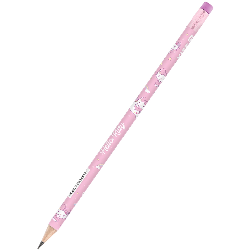 Олівець чорнографітний Kite з гумкою — фото 2