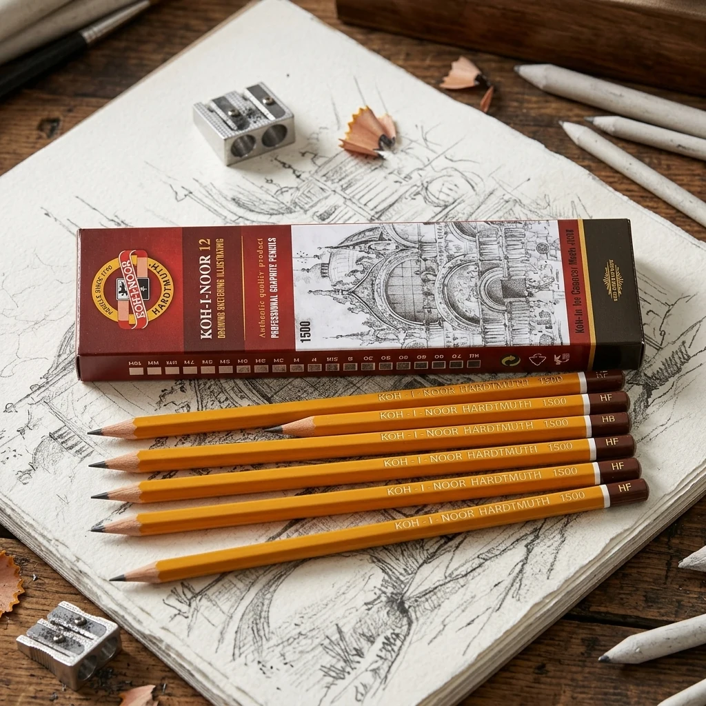 Олівець чорнографітний 3Н Luх Koh-i-Noor