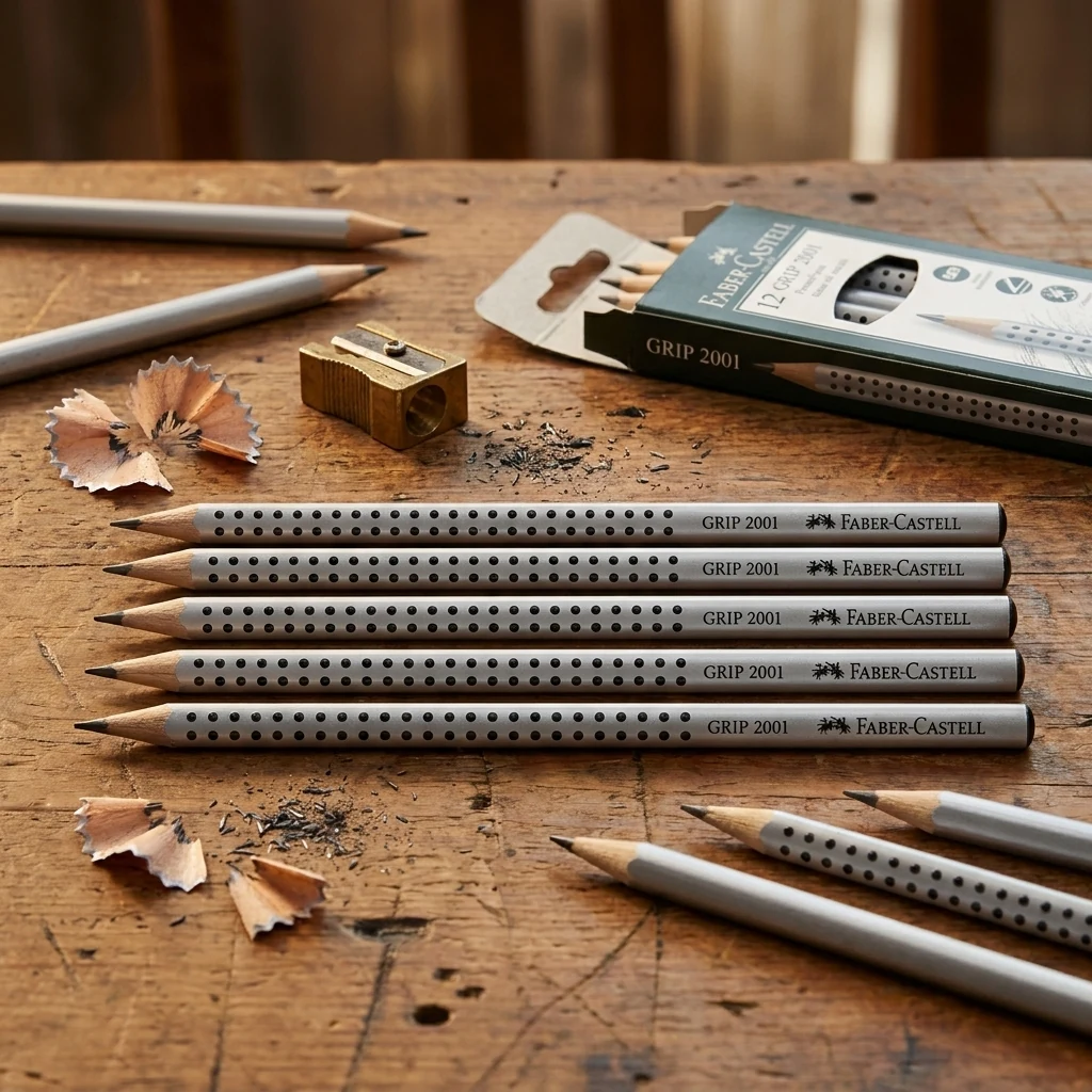 Олівець чорнографітний НВ "Faber-Castell" 2001 Grip