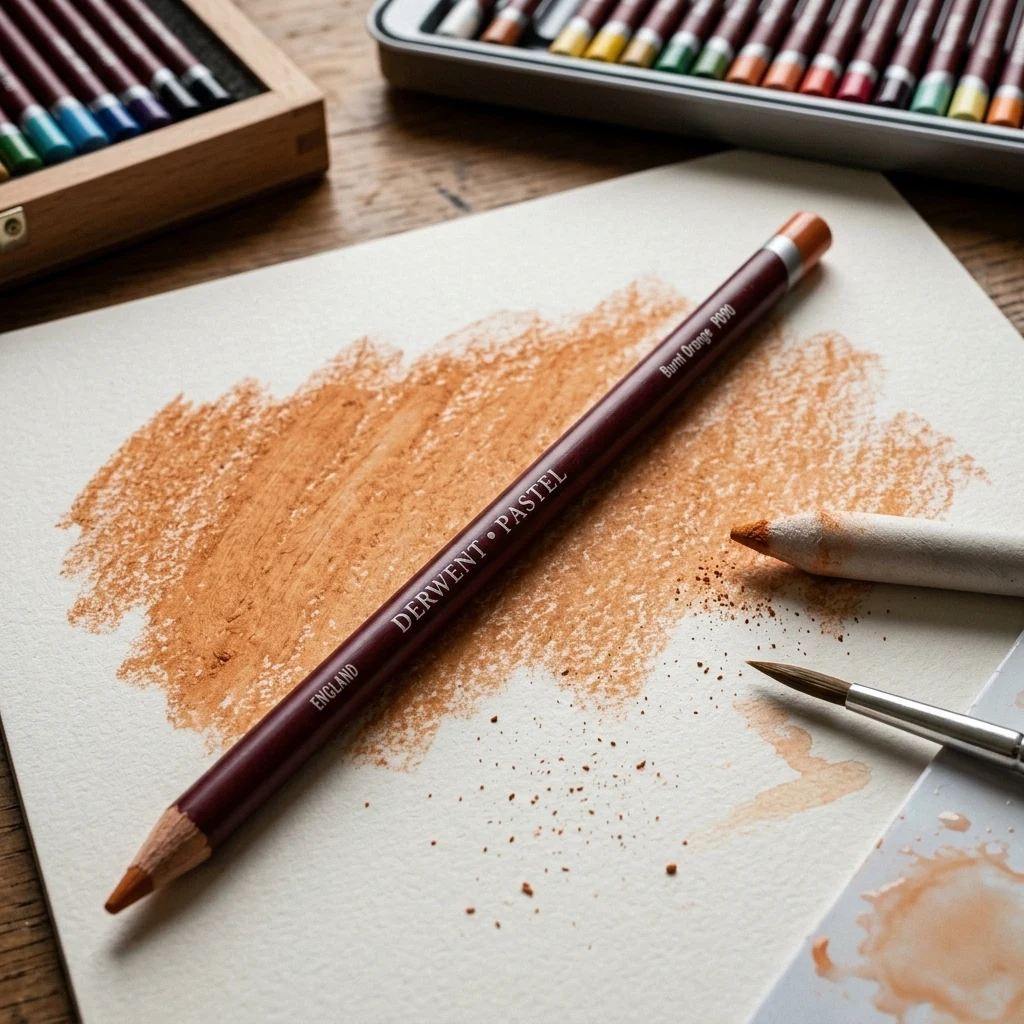 Олівець пастельний Pastel (P090), помаранчевий палений, Derwent