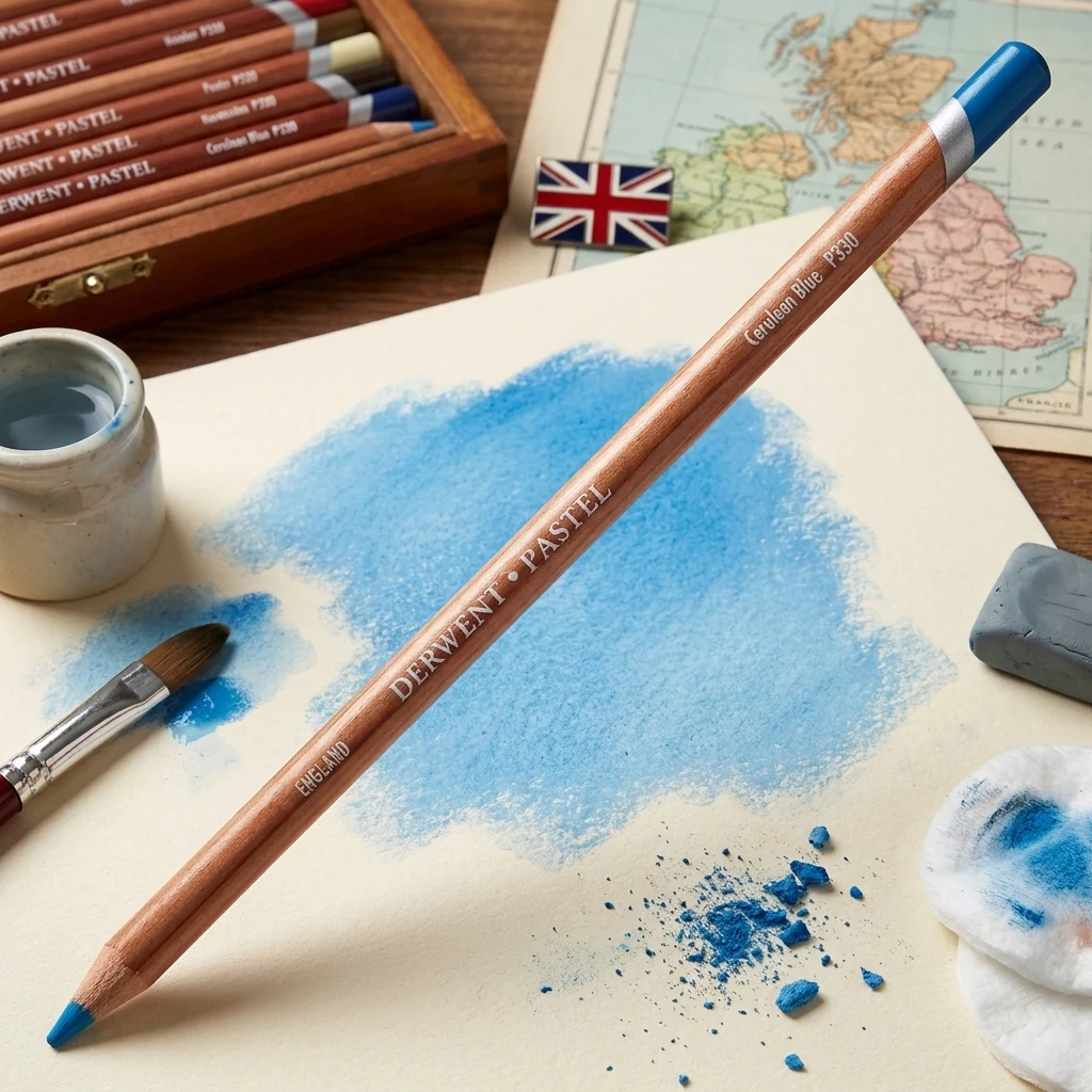 Олівець пастельний Pastel (P330), лазурний блакитний, Derwent