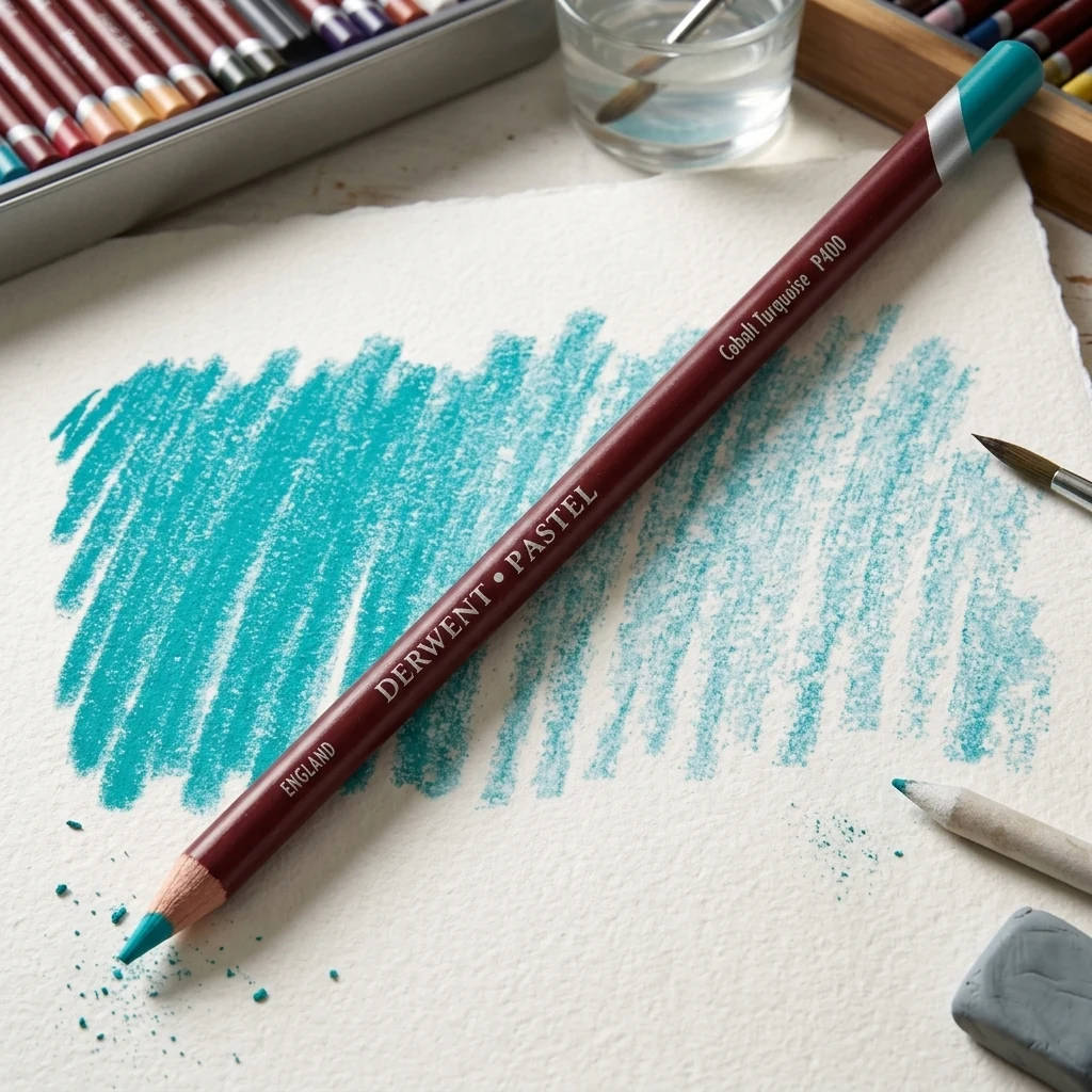 Олівець пастельний Pastel (P400), кобальт бірюзовий, Derwent