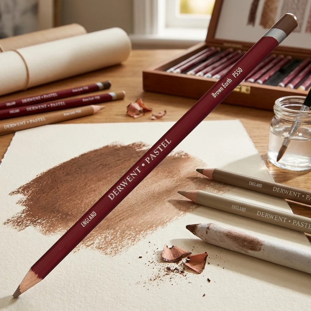 Олівець пастельний Pastel (P550), земля коричнева, Derwent