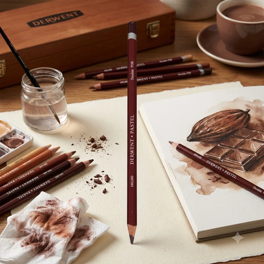 Олівець пастельний Pastel (P590), шоколадний, Derwent