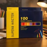 Олівці 100 кольорів шестигранні Superb Writer 4100-100CB TM Marco — фото 1