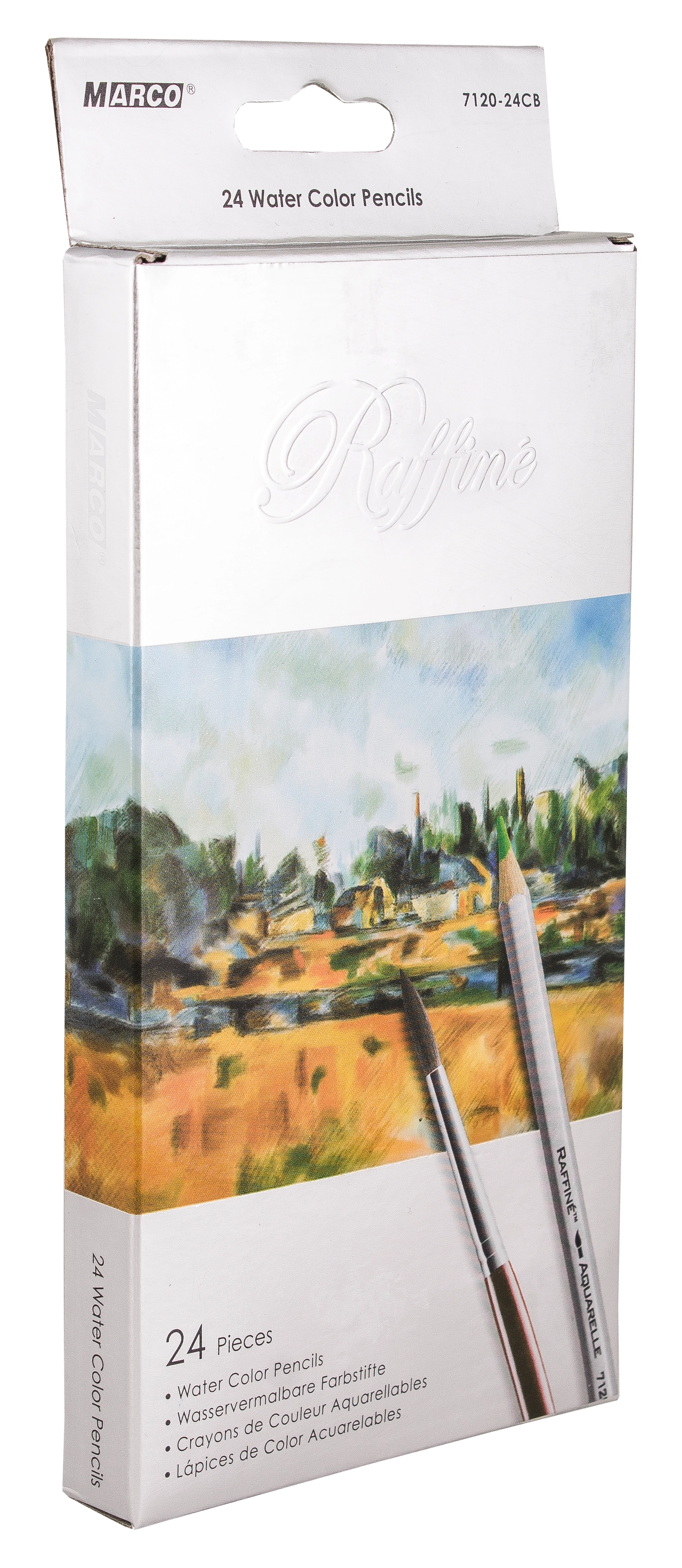 Олівці акварельні 24 кольори Raffinе 7120-24CB MARCO — фото 2