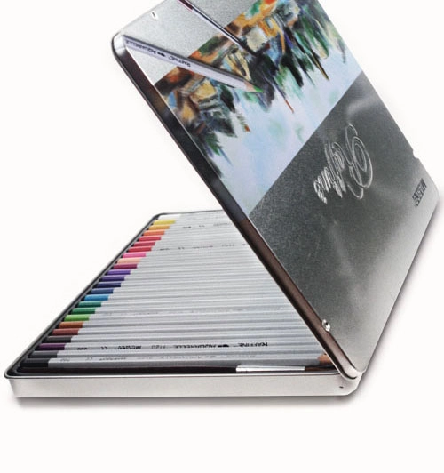 Олівці акварельні 24 кольори Raffinе 7120-24TN MARCO — фото 2