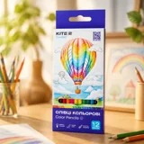 Олівці кольорові Kite Classic 12 кольорів K-051 — фото 1