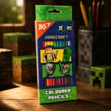 Олівці кольорові Yes 12/24 кол Minecraft Heroes 290744 — фото 1
