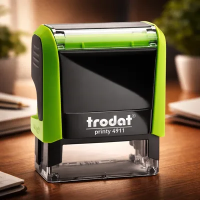 Оснащення для штампу Trodat 4911N зі словом Сплачено + дата