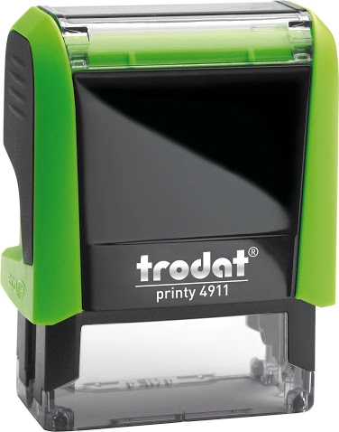 Оснащення для штампу Trodat 4911N зі словом Сплачено + дата — фото 2