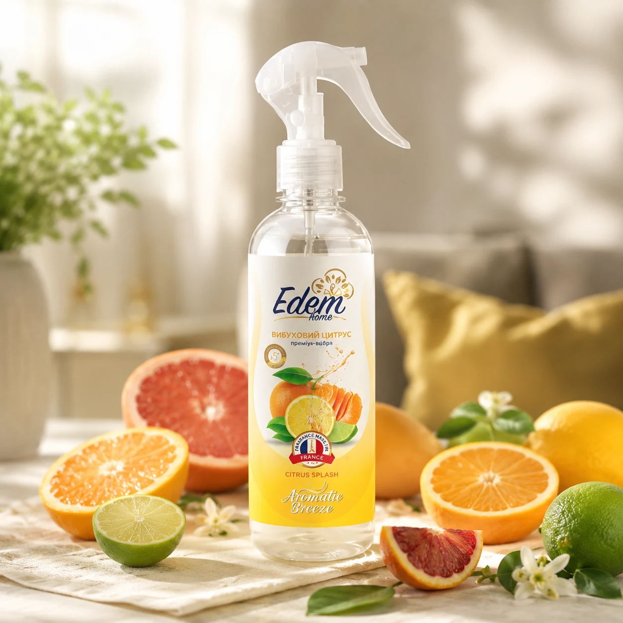 Освіжувач повітря Aromatic Breeze Edem Home Вибуховий цитрус 420мл EH550977 — 