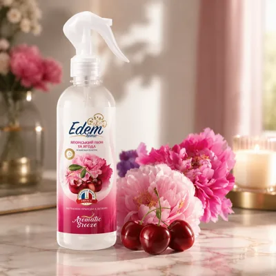 Освіжувач повітря Aromatic Breeze Edem Home Японський піон та ягода 420мл EH551004