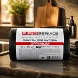 Пакети для сміття PRO OPTIMUM чорні 35л 50шт — фото 1