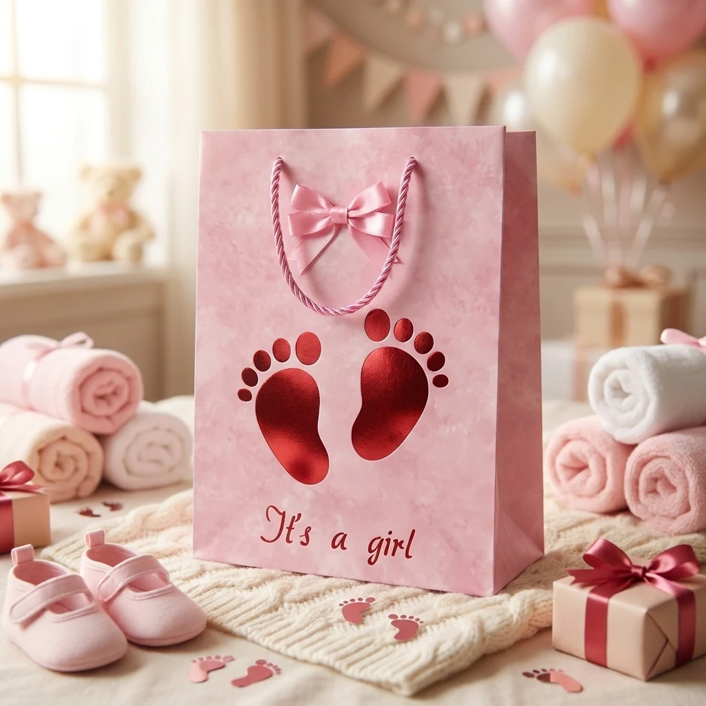 Пакет подарунковий 18*24*8,5 см Baby ніжки