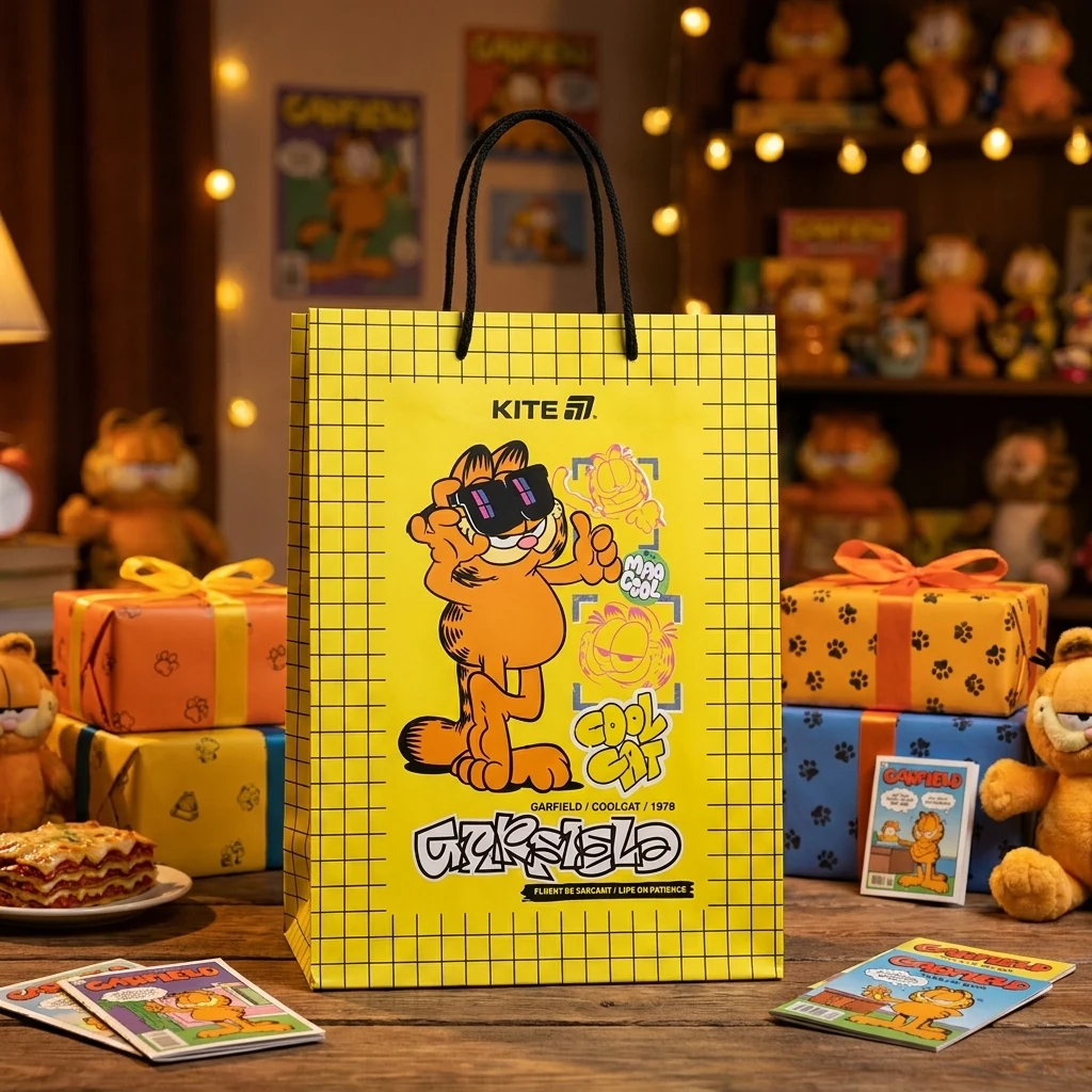 Пакет подарунковий 18*24 см Kite Garfield