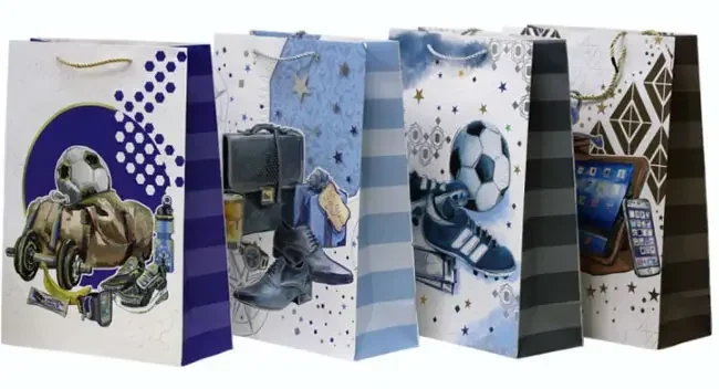 Пакет подарунковий 26*32*10 см для чоловіків
