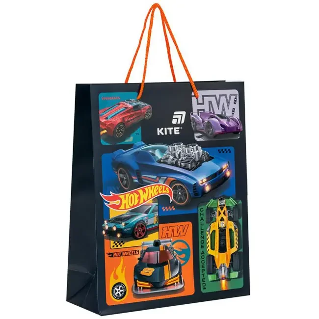 Пакет подарунковий 26*32*12 см Kite Hot Wheels