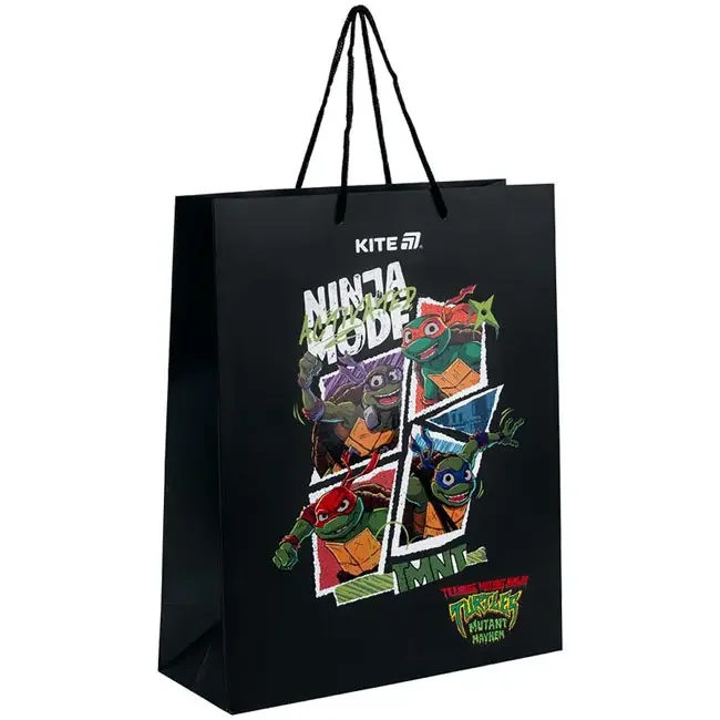 Пакет подарунковий 26*32*12 см Kite Ninjia Turtles