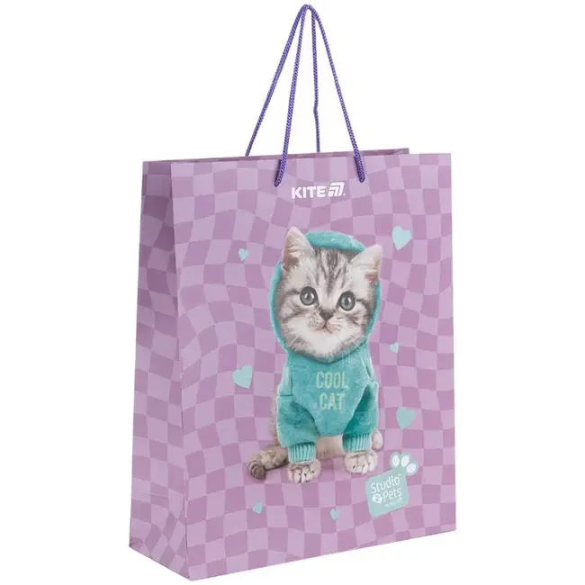 Пакет подарунковий 26*32*12 см Kite Studio Pets