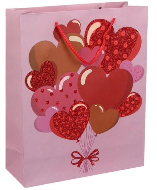 Пакет подарунковий 26*32*12 см Love