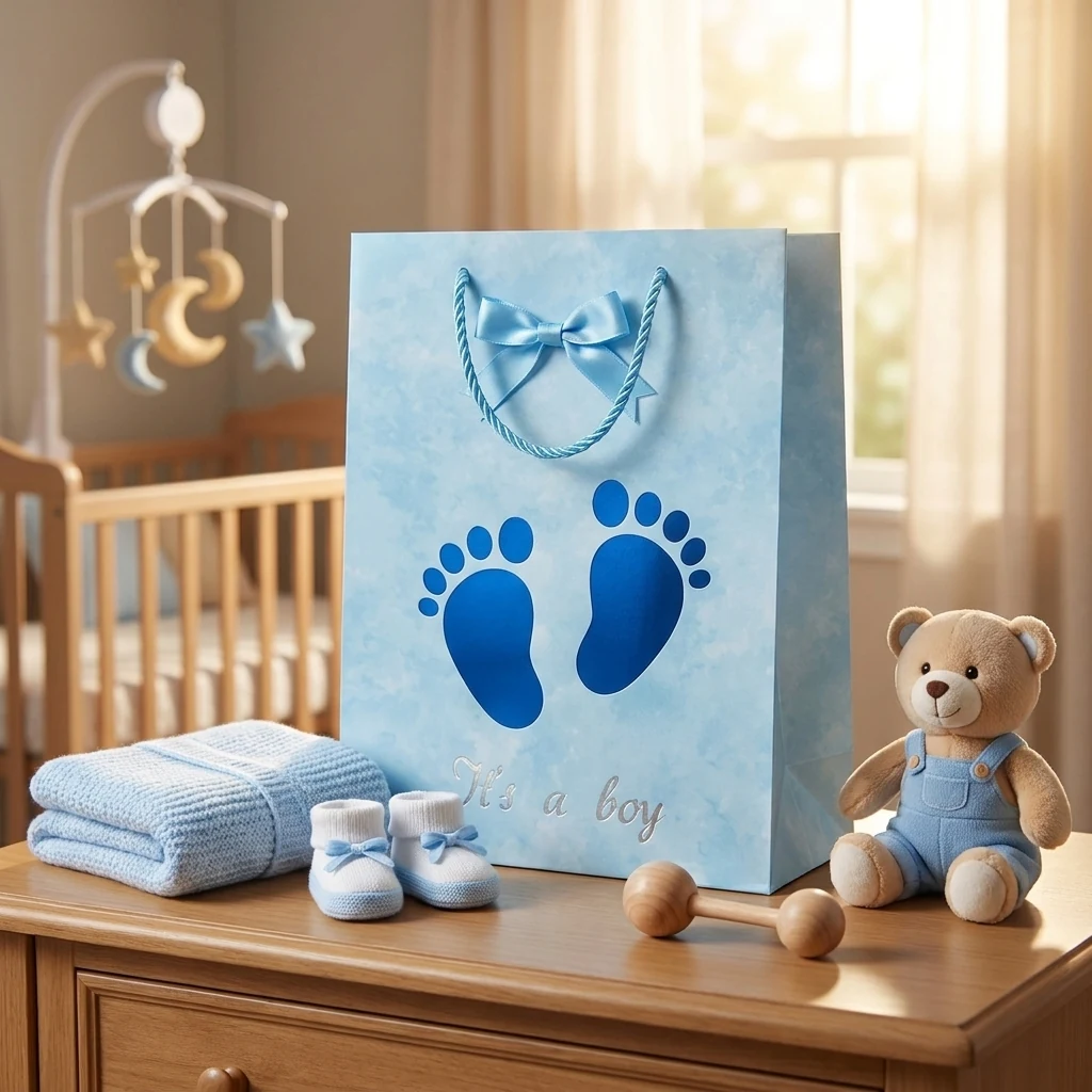 Пакет подарунковий 31*40*12 см Baby ніжки