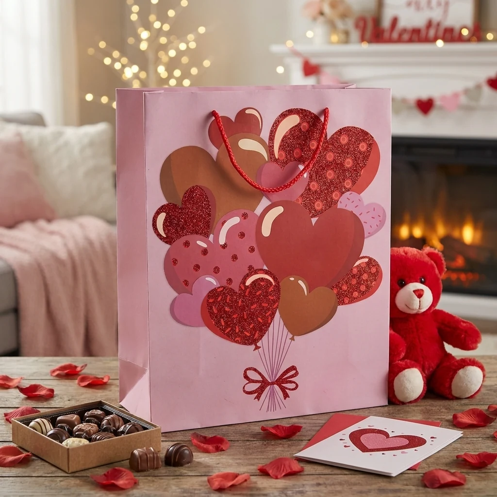 Пакет подарунковий 31*42*12см Love