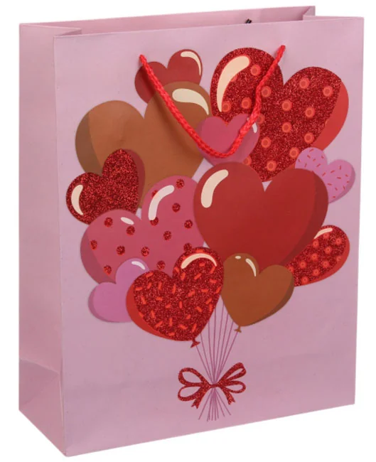 Пакет подарунковий 31*42*12см Love