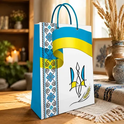 Пакет з картону № 165 ламінування Фоліо Тризуб П165