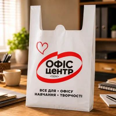 ПАКЕТ З ЛОГОТИПОМ 65х40