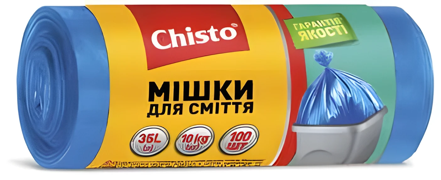 Пакети для сміття Chisto 35л 100шт