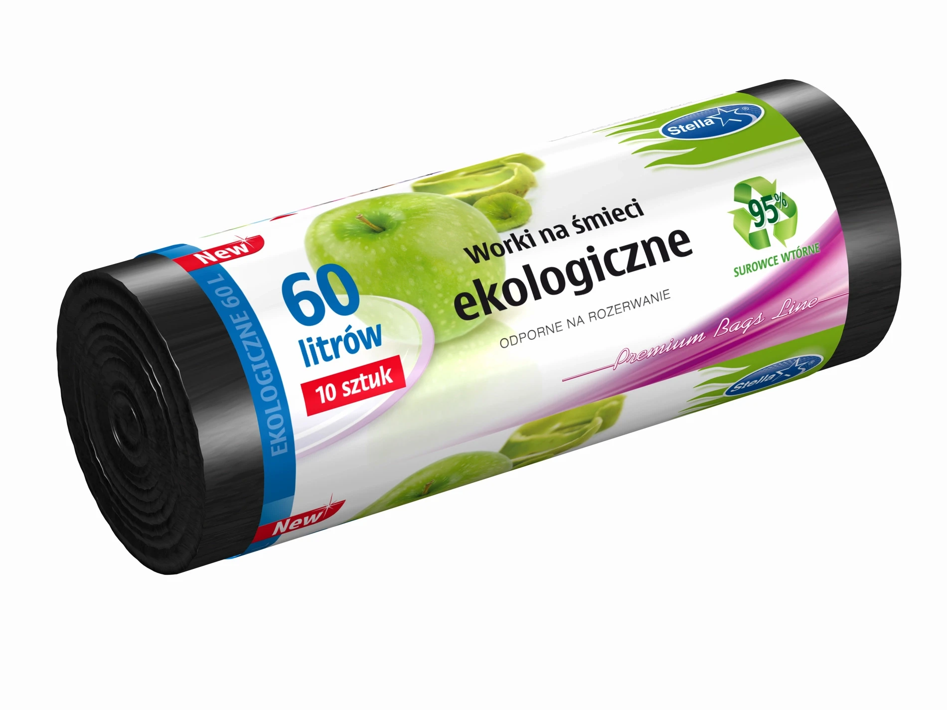 Пакети для сміття Stella LDPE 60 л 10 шт — Прибирання та інвентар
