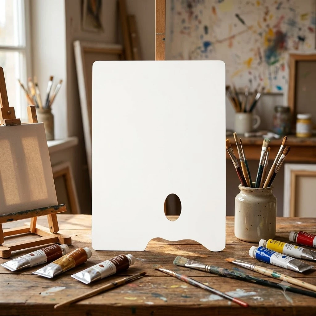 Палітра дереянная прямокутна 250*350 мм, Rosa Studio