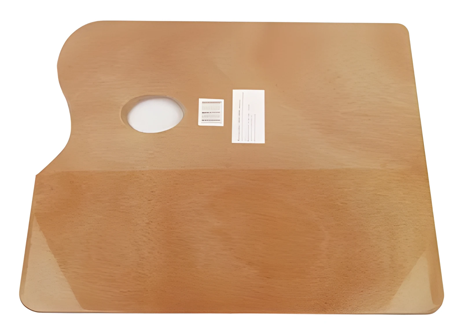 Палітра деревяна, прямокутна, 25х30см., (товщина 5мм.), (18411), D.K.ART & CRAFT