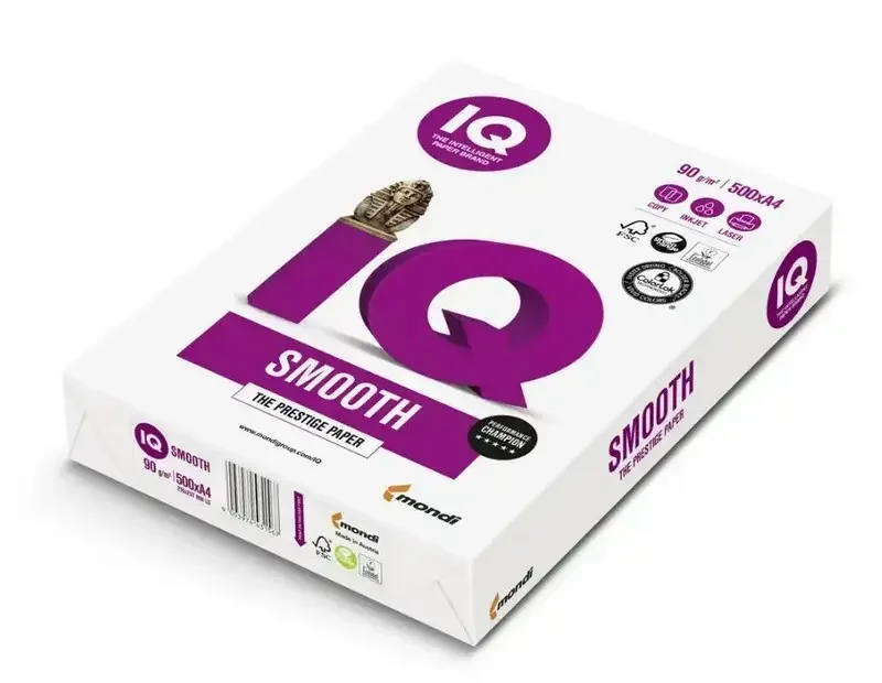 Папір А4 100 г/м2 IQ Smooth 500 арк — фото 2