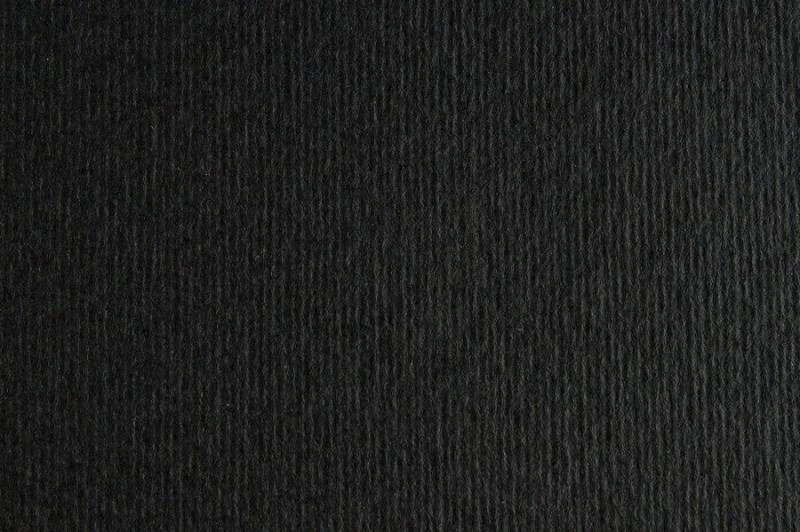 Папір для дизайну Elle Erre, А4, 220 г/м2, nero (чорний), дві текстури, Fabriano