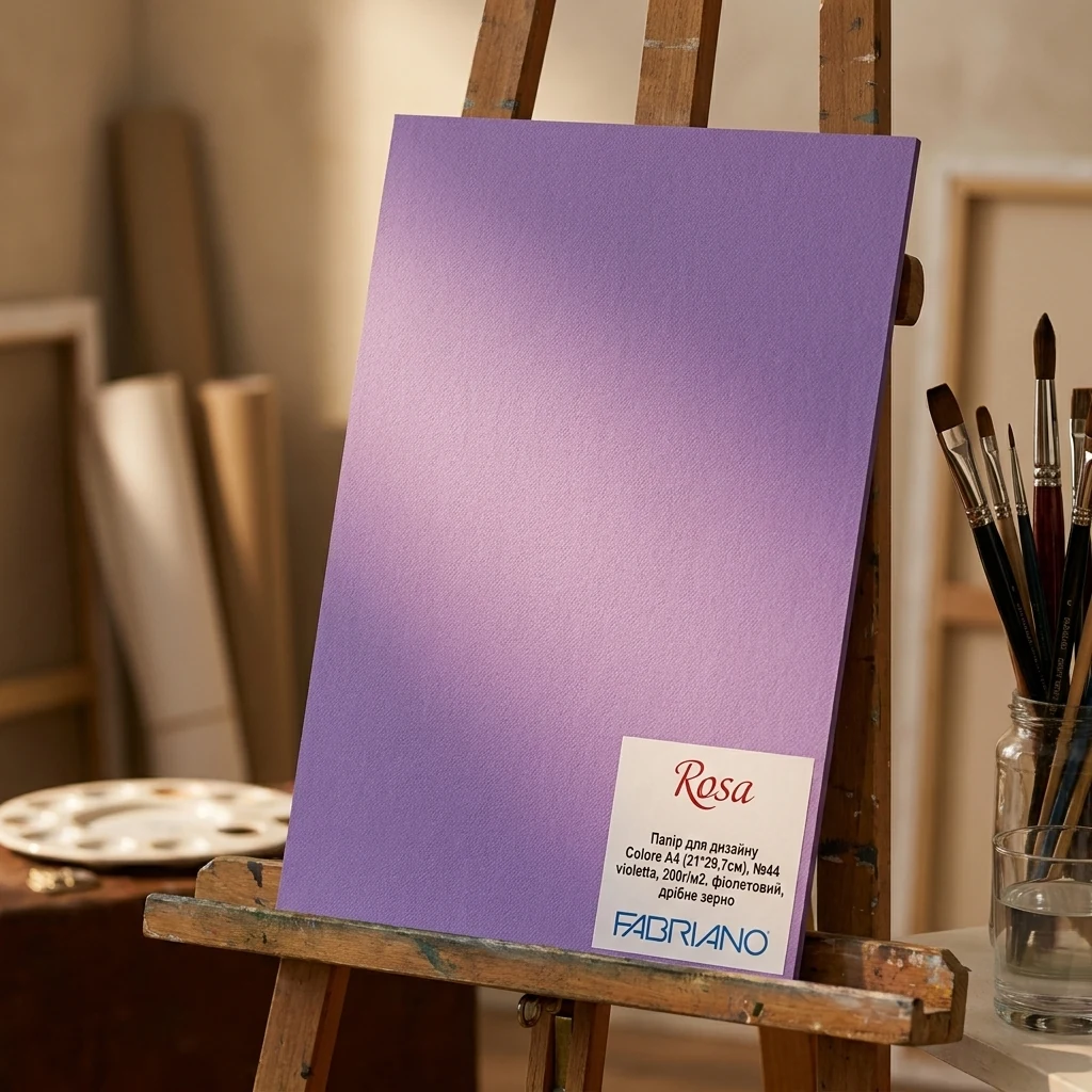 Папір для дизайну Colore A4 фіолетовий Fabriano — Хобі та декор