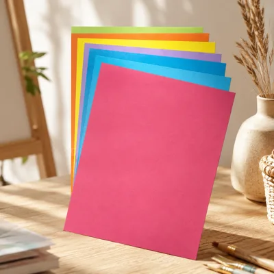 Папір для дизайну Colore B2 (50*70см), №29 rosso, 200г/м2, червоний, дрібне зерно, Fabriano