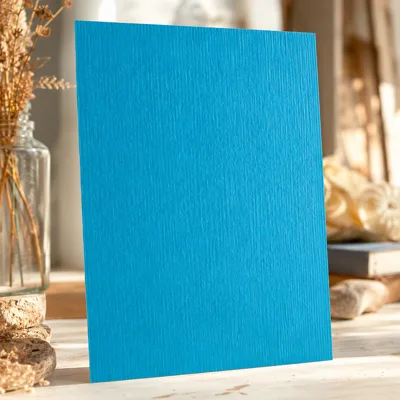 Папір для дизайну Elle Erre А3 (29,7*42см), №13 azzurro, 220г/м2, синій, дві текстури, Fabriano