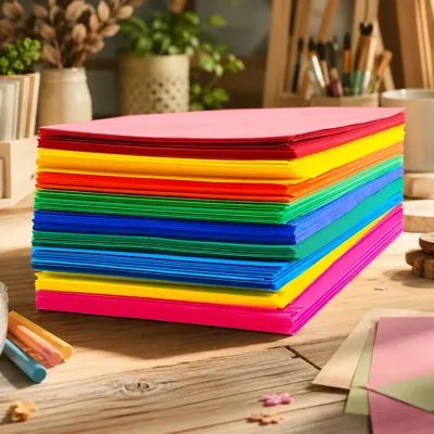 Папір для дизайну Fotokarton B2 (50*70см) №12 Лимонно-жовтий, 300г/м2, Folia