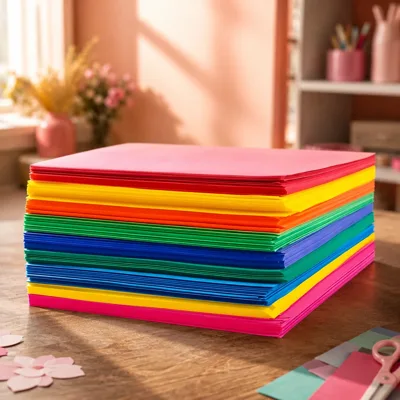 Папір для дизайну Fotokarton B2 (50*70см) №26 Світло-рожевий, 300г/м2, Folia