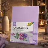 Папір для дизайну Fotokarton B2 світло-фіолетовий 300г/м² — фото 1
