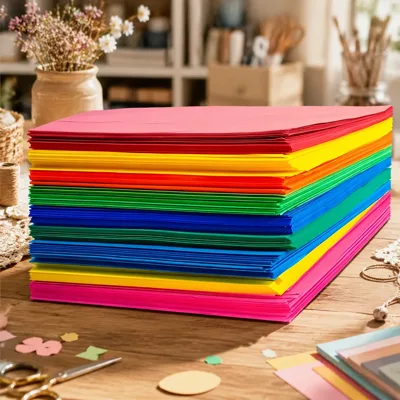 Папір для дизайну Fotokarton B2 (50*70см) №65 Золотий, 300г/м2, Folia