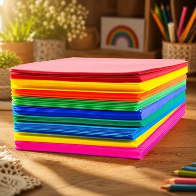 Папір для дизайну Fotokarton B2 (50*70см) №90 Чорний, 300г/м2, Folia