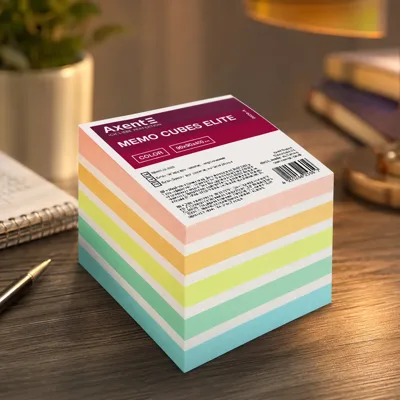Папір для нотаток Elite Color Axent 90х90/400аркушів 8026