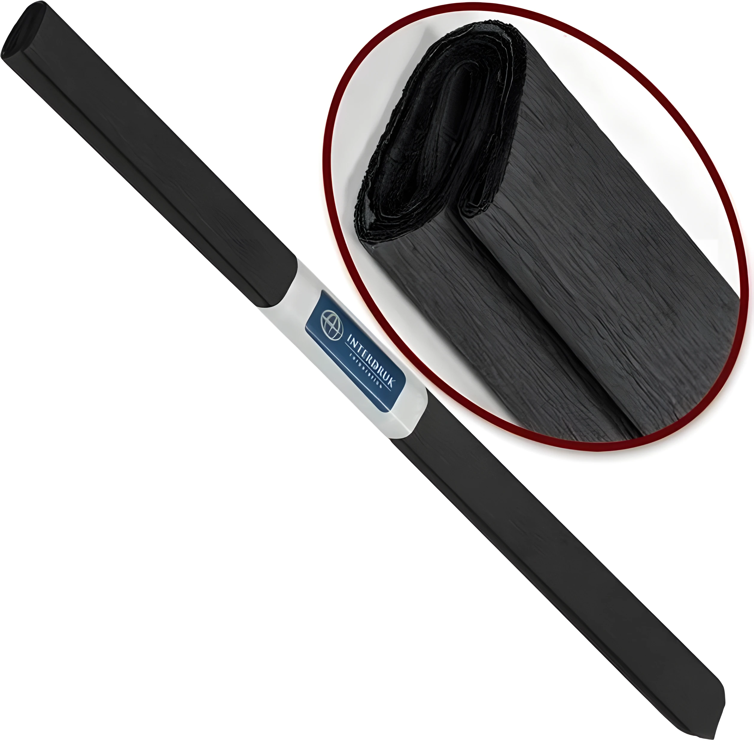 Папір гофрований чорний 50х200 см INTERDRUK — Хобі та декор